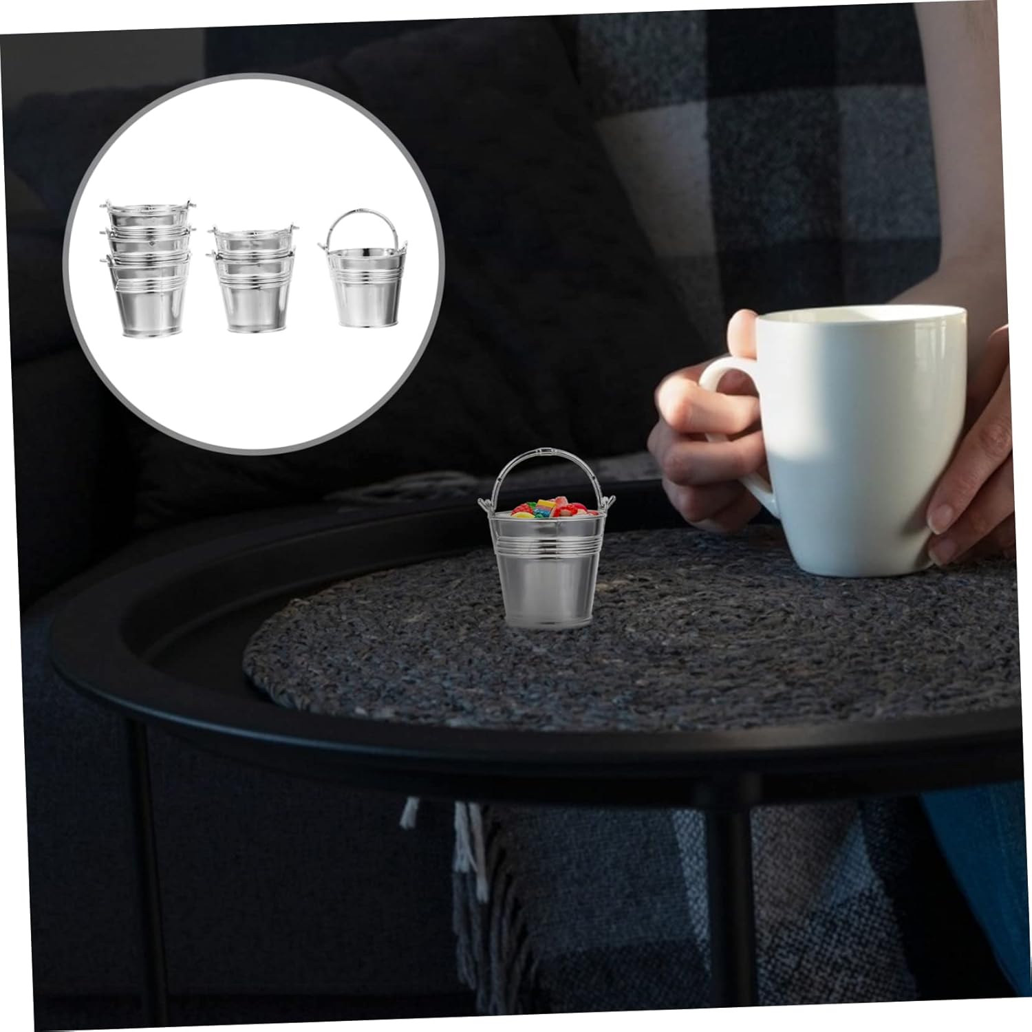 PRETYZOOM 10Pcs Mini Snack Bucket Set for Parties Home Events