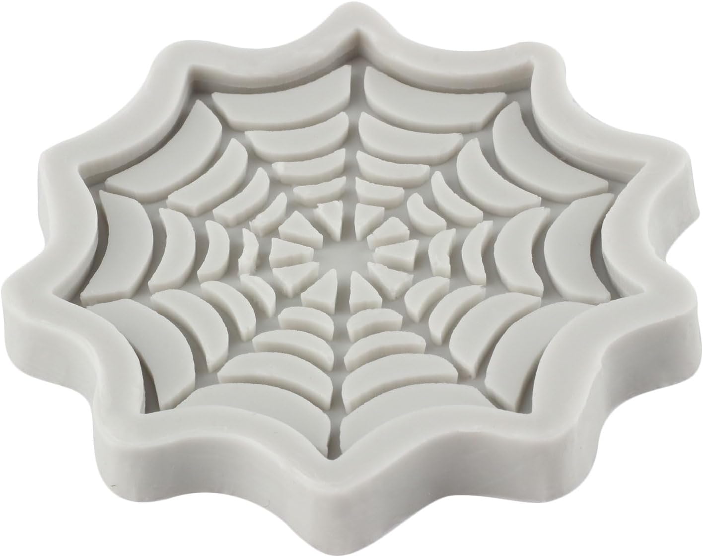 Spider Web Silicone Fondant Mold for Cake Decor