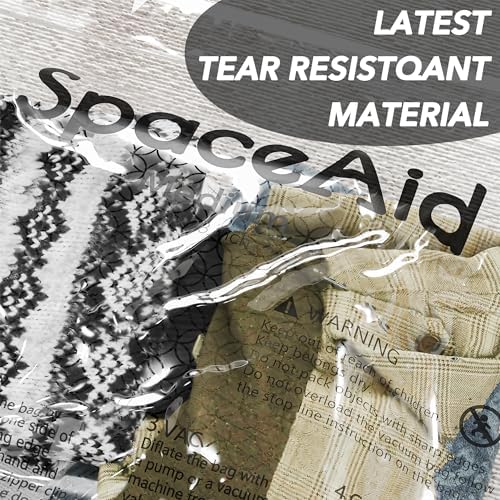SpaceAid 14 Pack Vacuum Storage Bags with Electric Pump