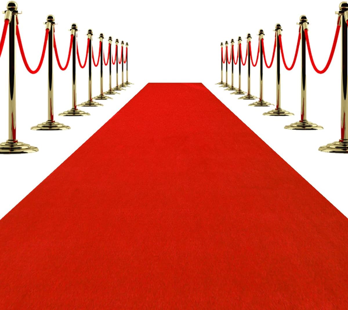 Cuckan Red Carpet Runner 3x10 Feet for Parties and Events