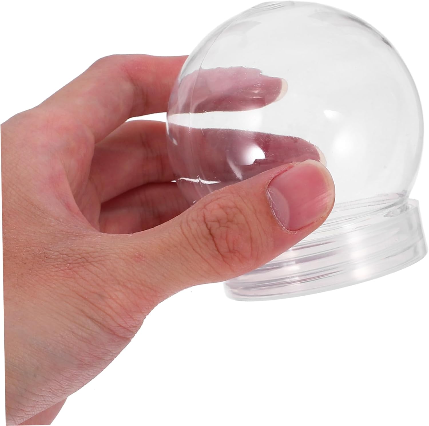 Luxshiny 10PCS 140ml Plastic Candy Jars with Lids