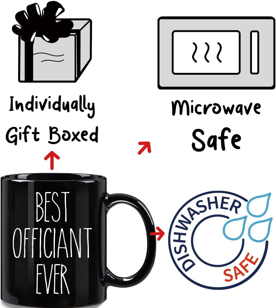 Best Officiant Ever Wedding Mug Funny Thank You Gift for Wedding Day