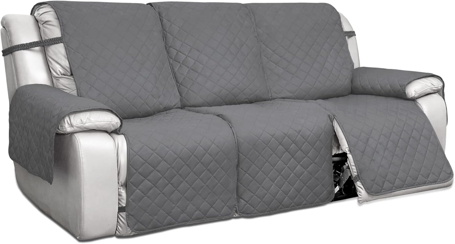 PureFit Water Resistant Reversible Sofa Cover for 3 Seat Recliner