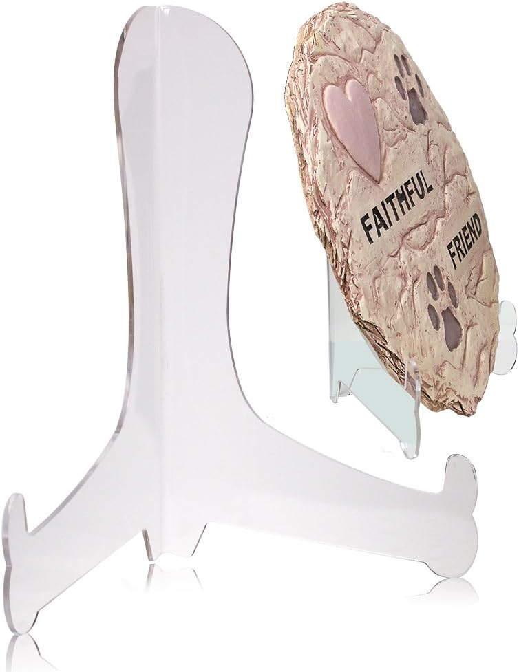 BANBERRY DESIGNS Clear Acrylic Easels Set of 2
