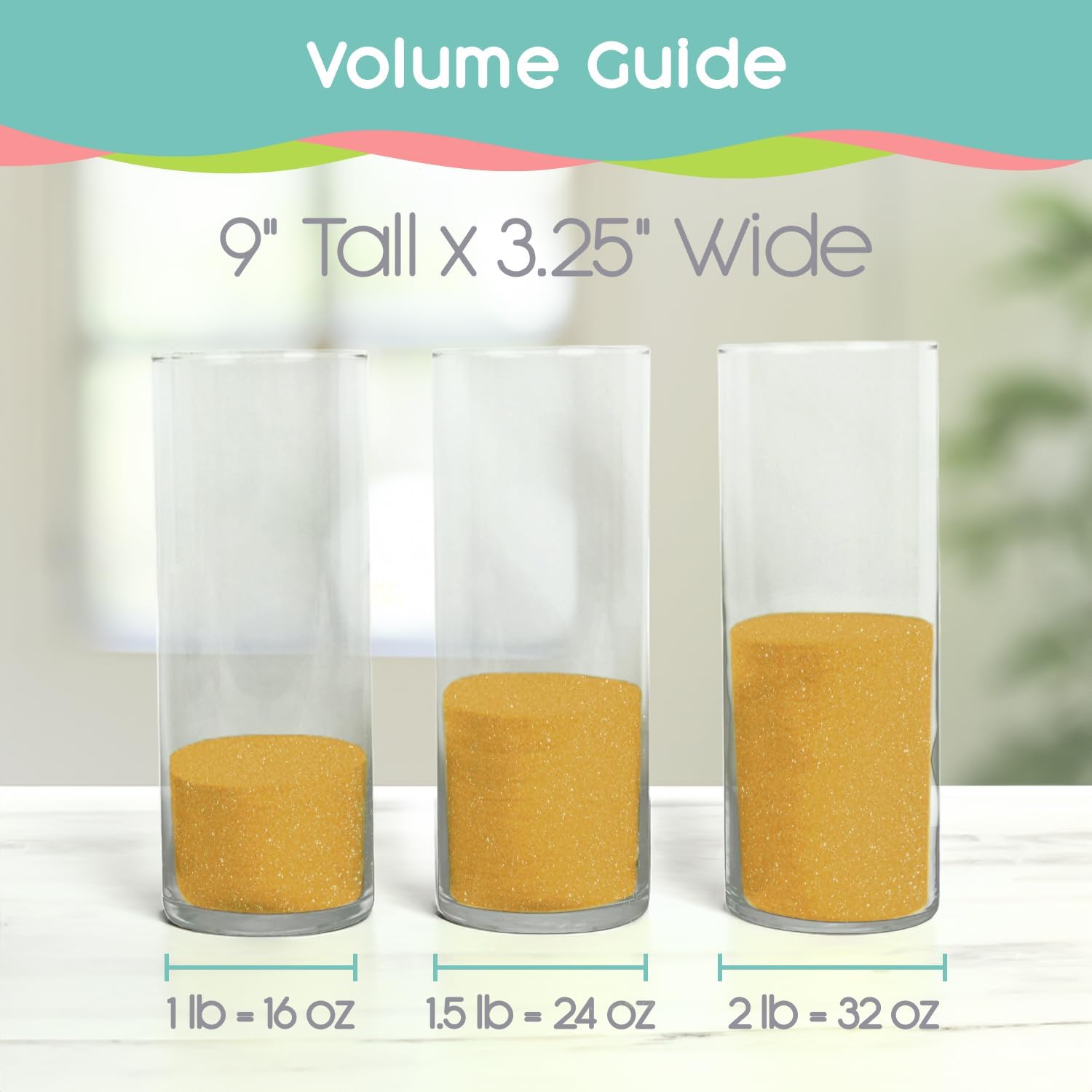 Gold Shimmer Unity Sand for Weddings and Decor