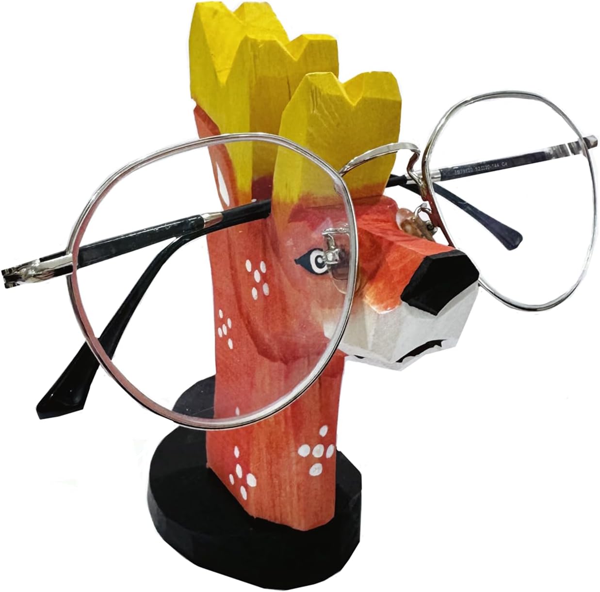 Tang Song Creative Elk Wood Sculpture Eyeglass Holder