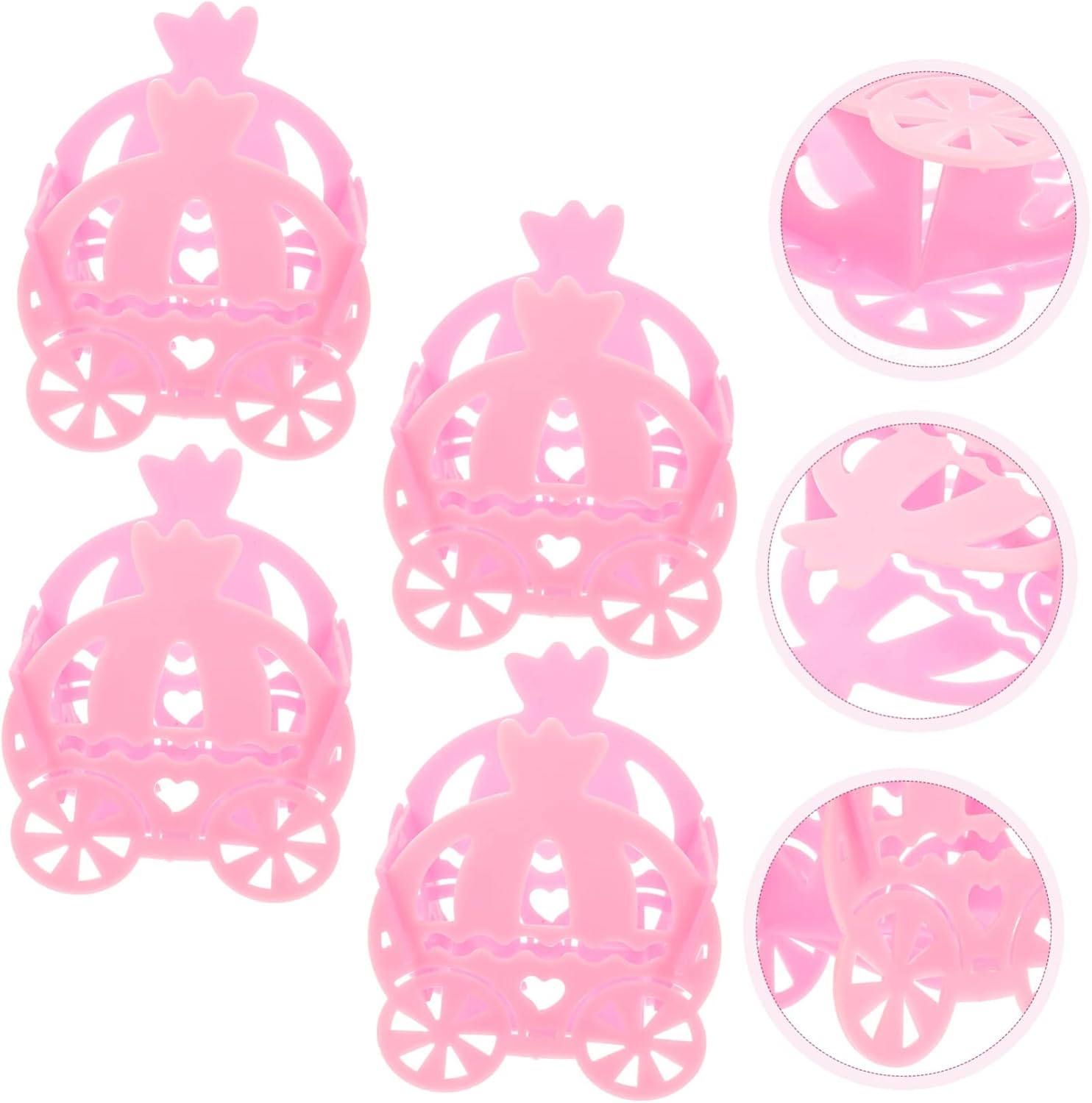 4pcs Hollow Pumpkin Carriage Candy Box for Weddings Events