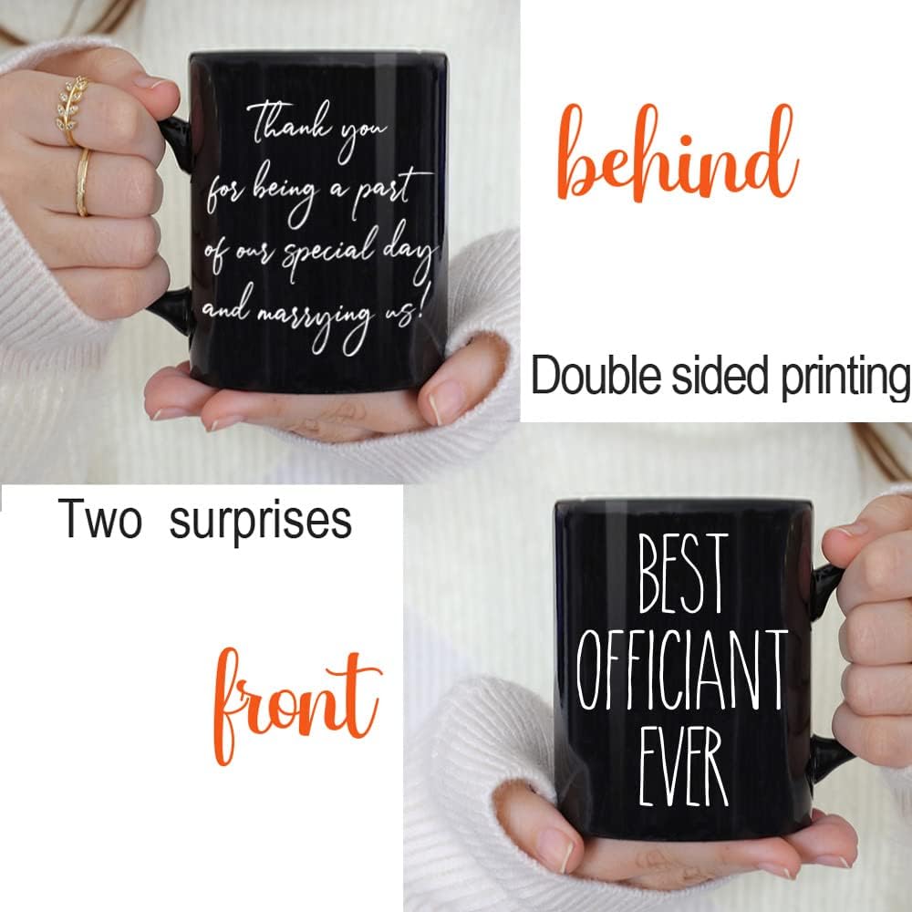 Best Officiant Ever Wedding Mug Funny Thank You Gift for Wedding Day