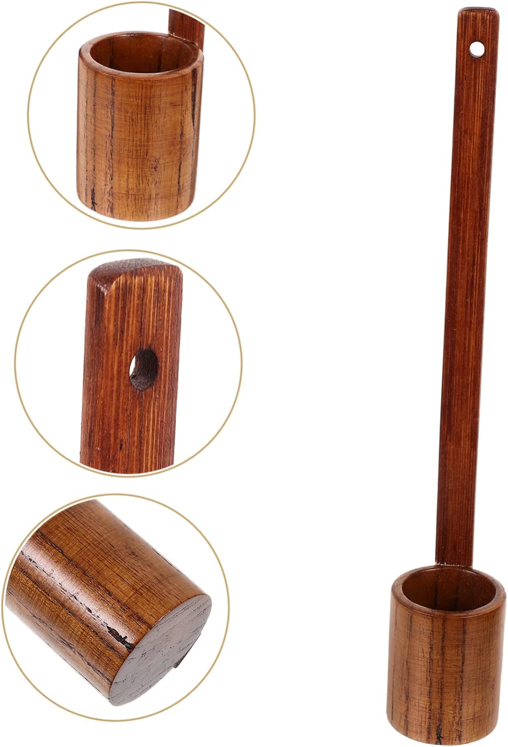 Wooden Wine Whisk Long Handle Ladle Kitchen Tool