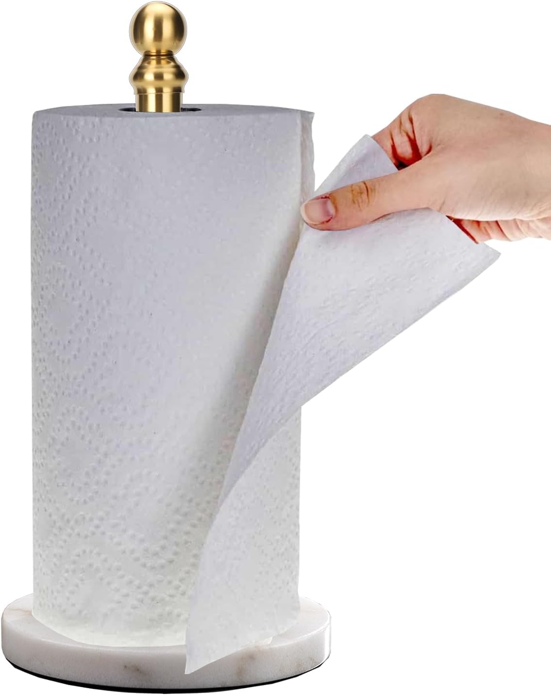Gold Paper Towel Holder Countertop Stand