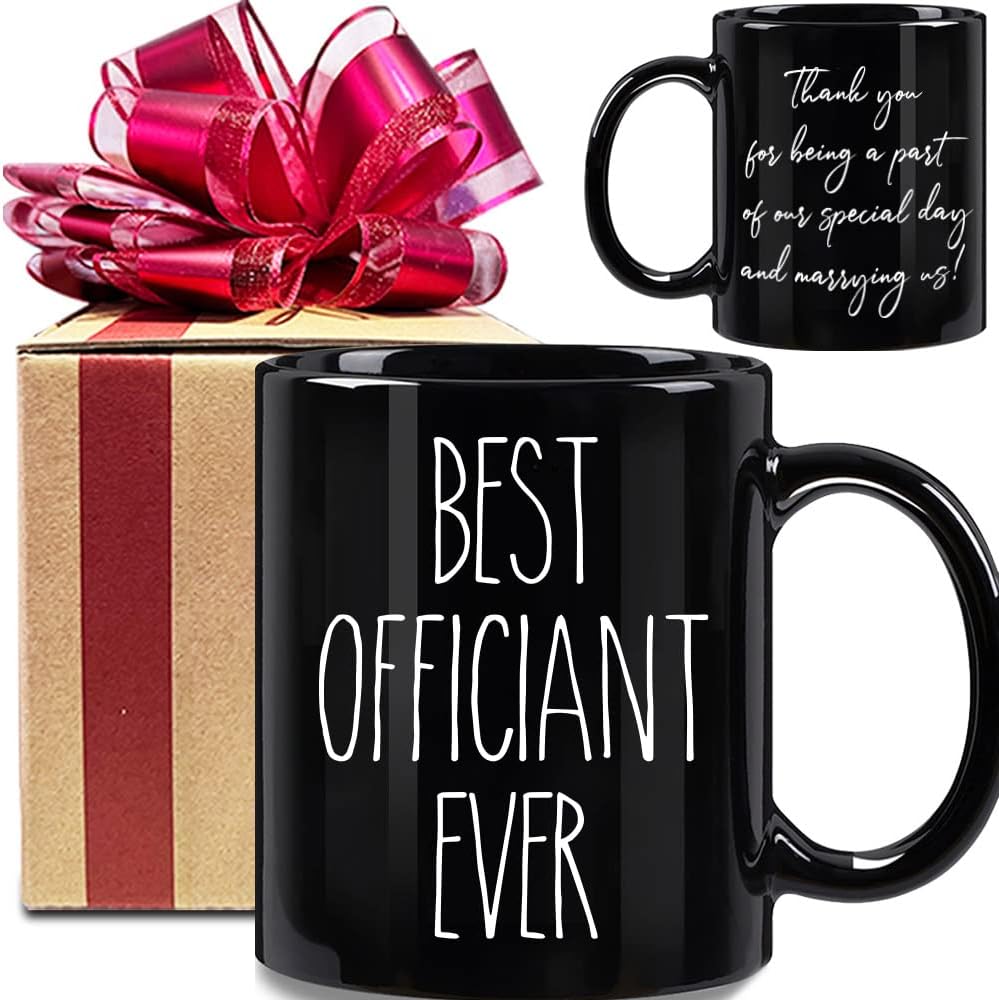 Best Officiant Ever Wedding Mug Funny Thank You Gift for Wedding Day