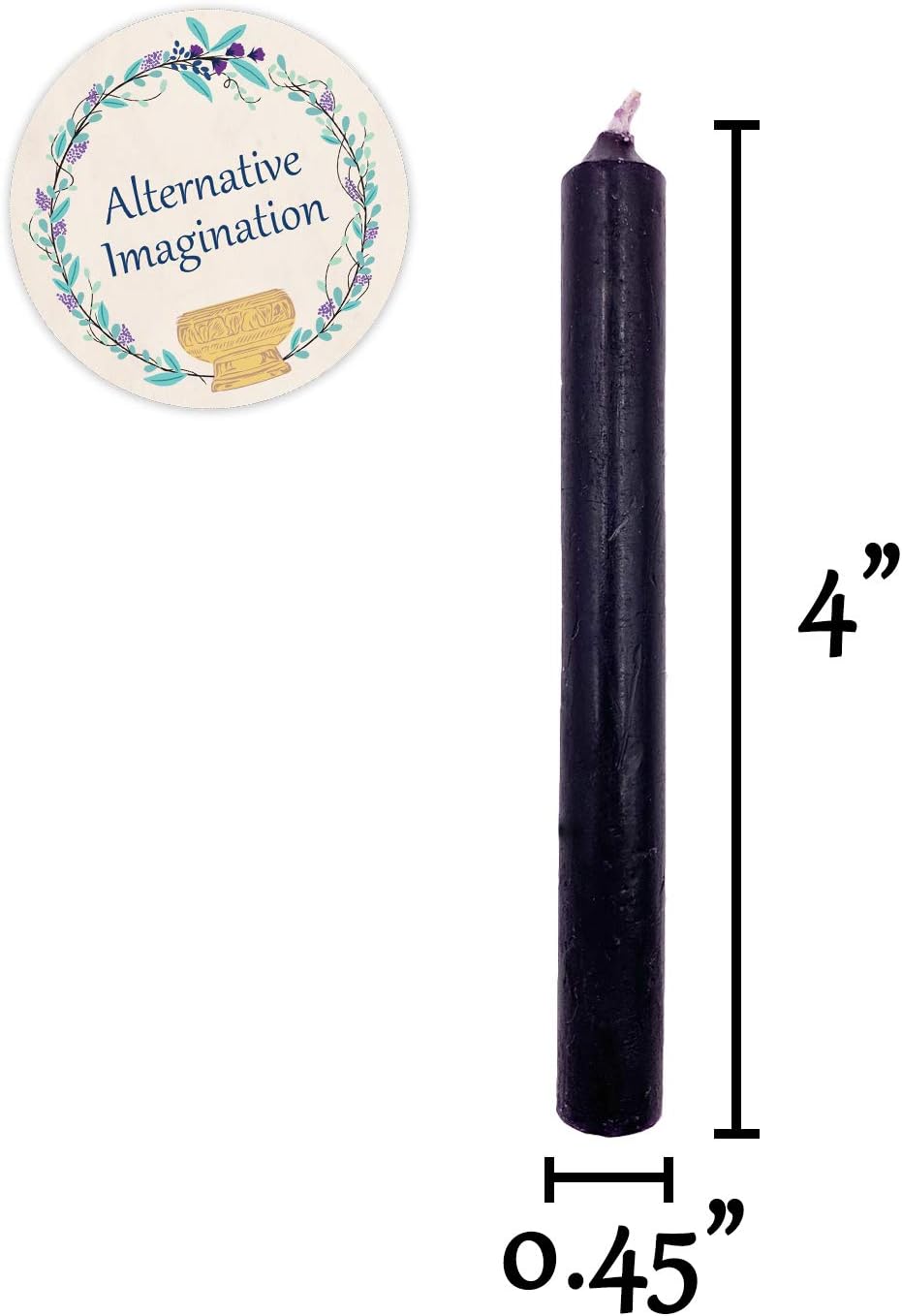 Alternative Imagination Dripless Taper Candles 4 Mini Box of 20