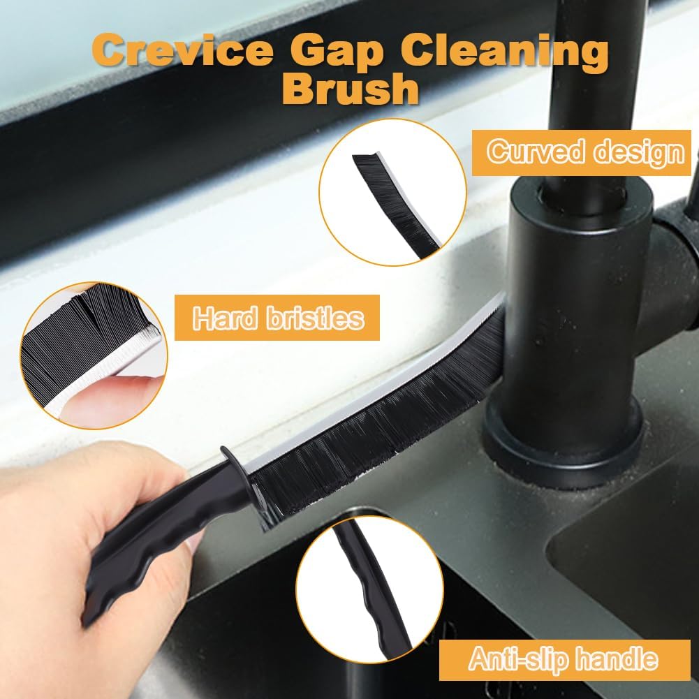 Zxbaers 3 Piece Bendable Cleaning Brushes Set