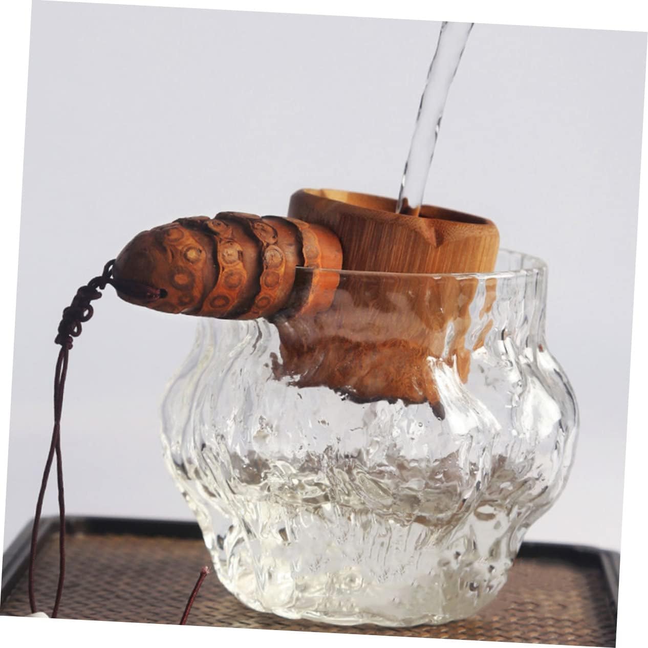 GRIRIW Tea Infuser Bamboo Mesh Filter Strainer