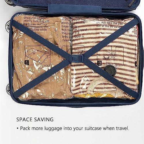 SUOCO 10 Jumbo Vacuum Storage Bags with Electric Pump