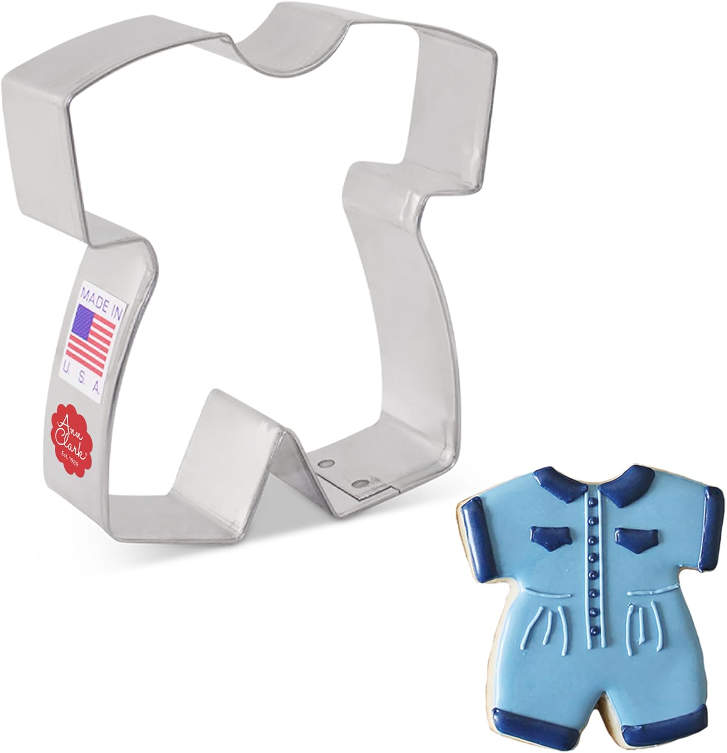 Baby Romper Cookie Cutter 35 Inches Made in USA by Ann Clark