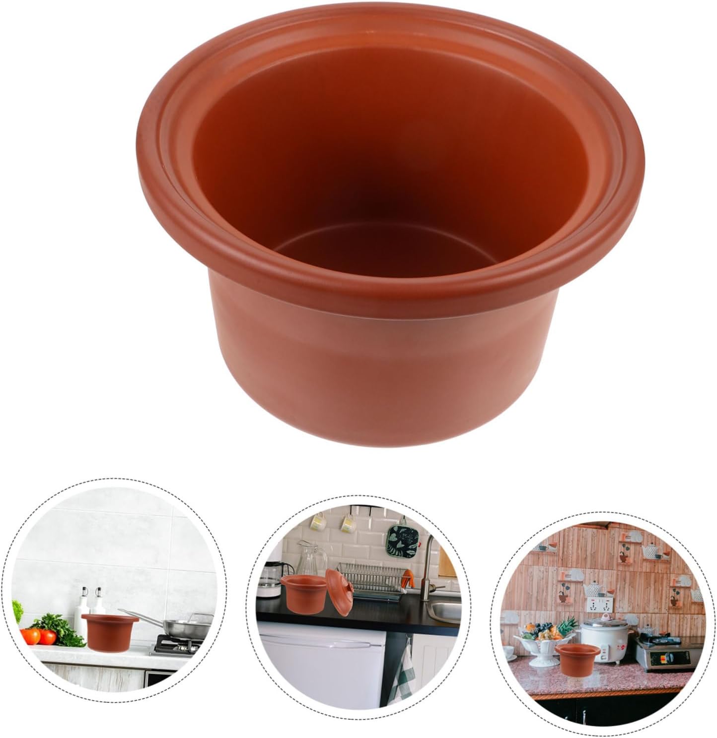 PRETYZOOM Ceramic Slow Cooker Liner Set