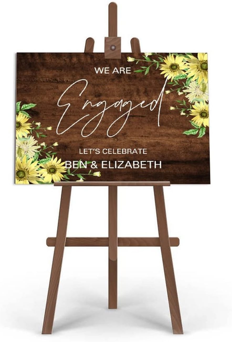 Personalized Wedding Welcome Sign 12x18 Inch Wood