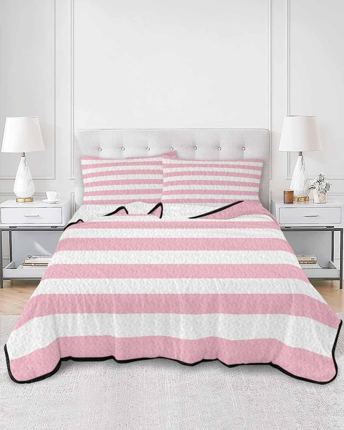 TocaHome Summer Quilt Twin XL Set with 2 Pillowcases