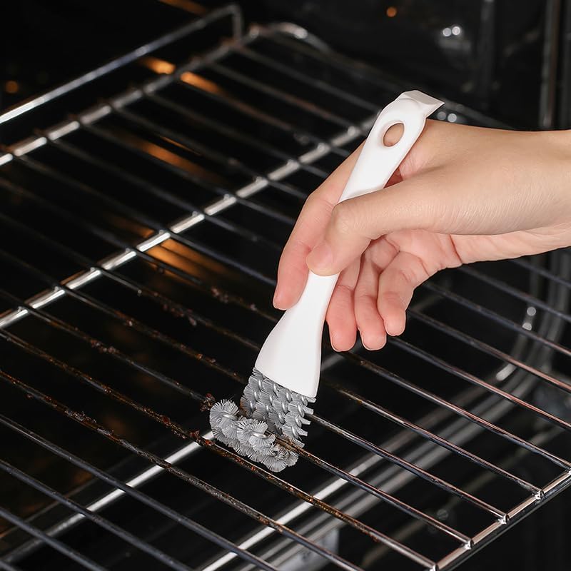 Kitchen Stove Cleaning Brush with V-Hook and Squeegee
