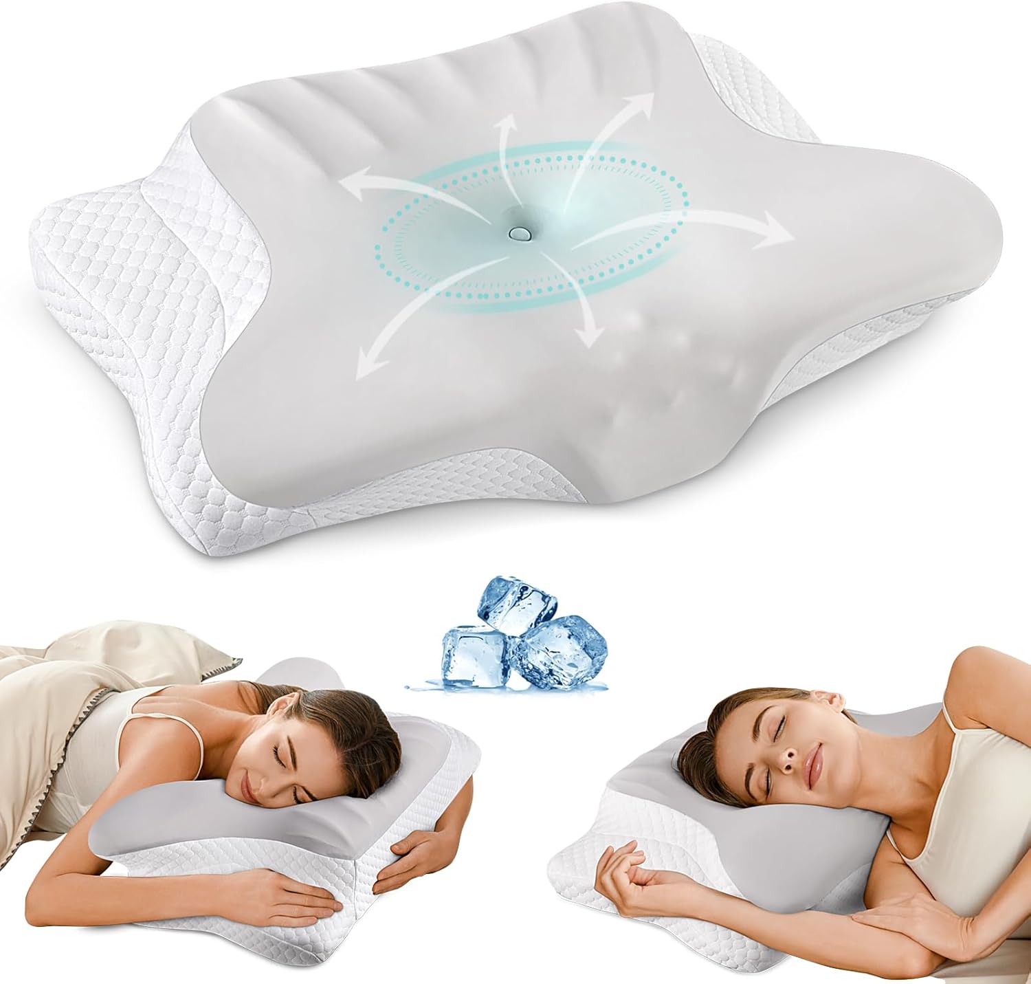 Ylekto Cervical Neck Pillow for Pain Relief