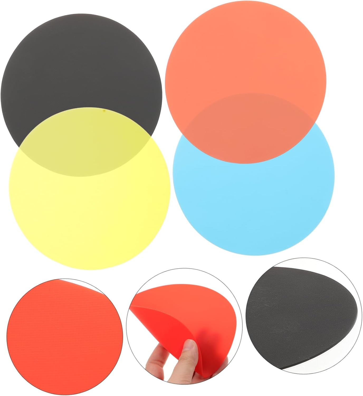 12pcs Electric Jar Lid Opener Coasters Mats