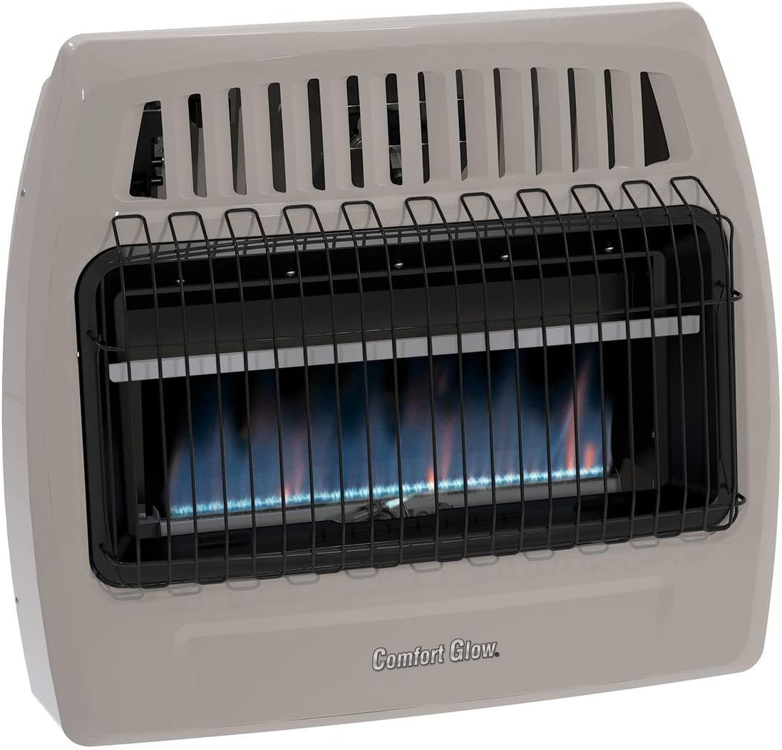 Comfort Glow Blue Flame Vent-Free Wall Heater 30000 BTU