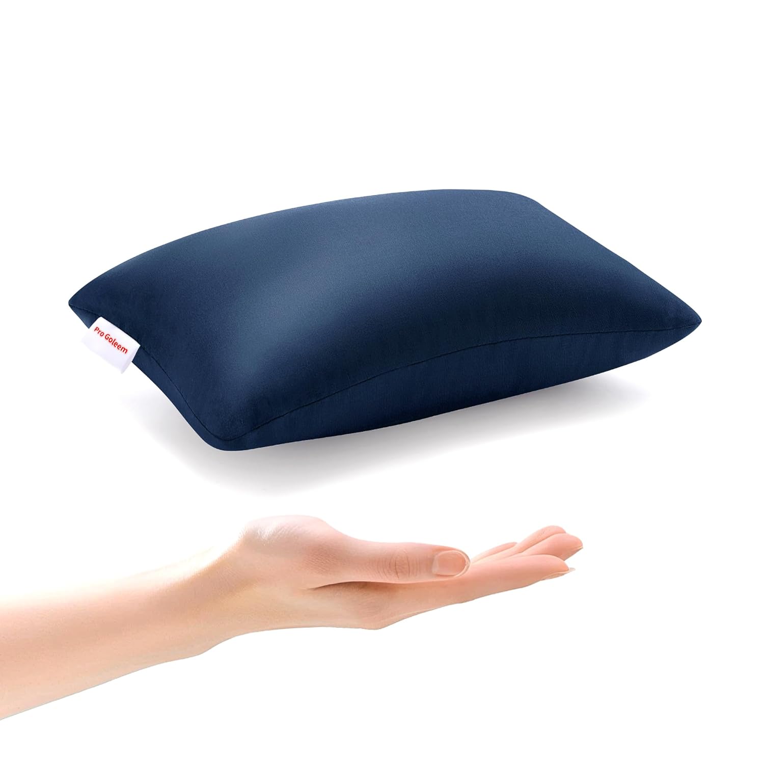 Pro Goleem Small Travel Pillow 11x6x25 Navy Blue