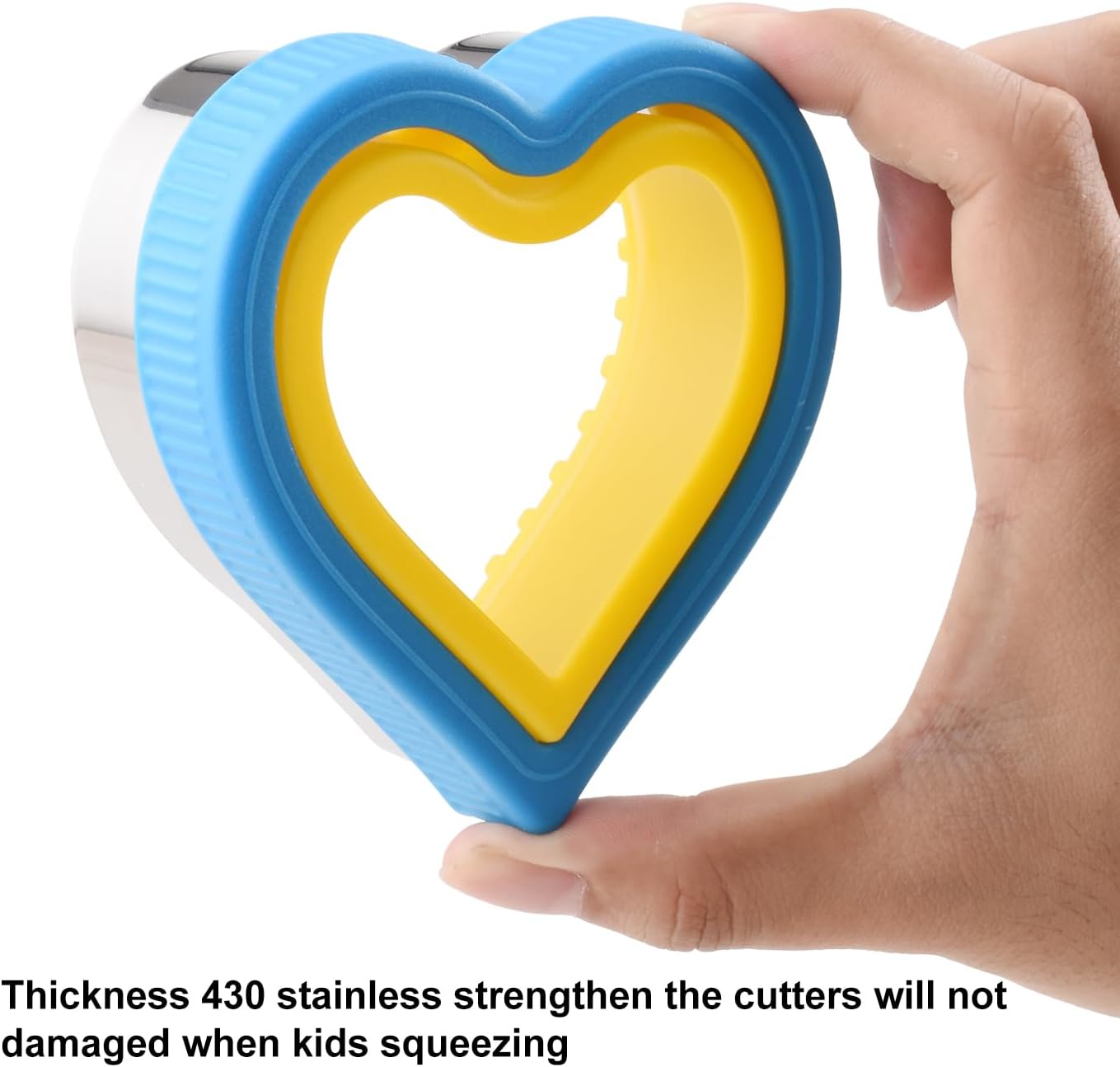 Heart Uncrustable Sandwich Maker with 6 Shapes