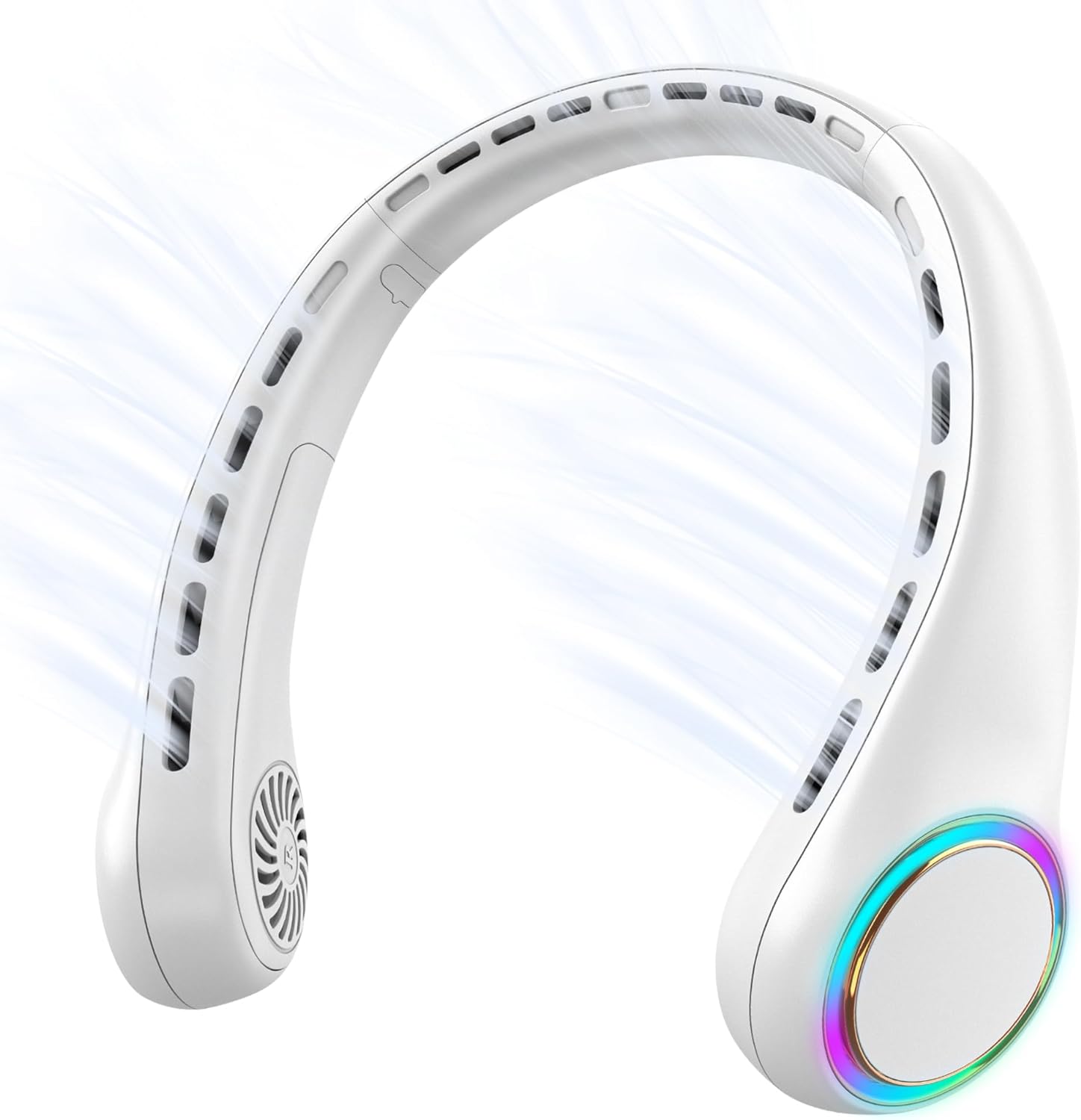 GULAKI Portable Neck Fan with 3 Speeds and 64 Cool Lights