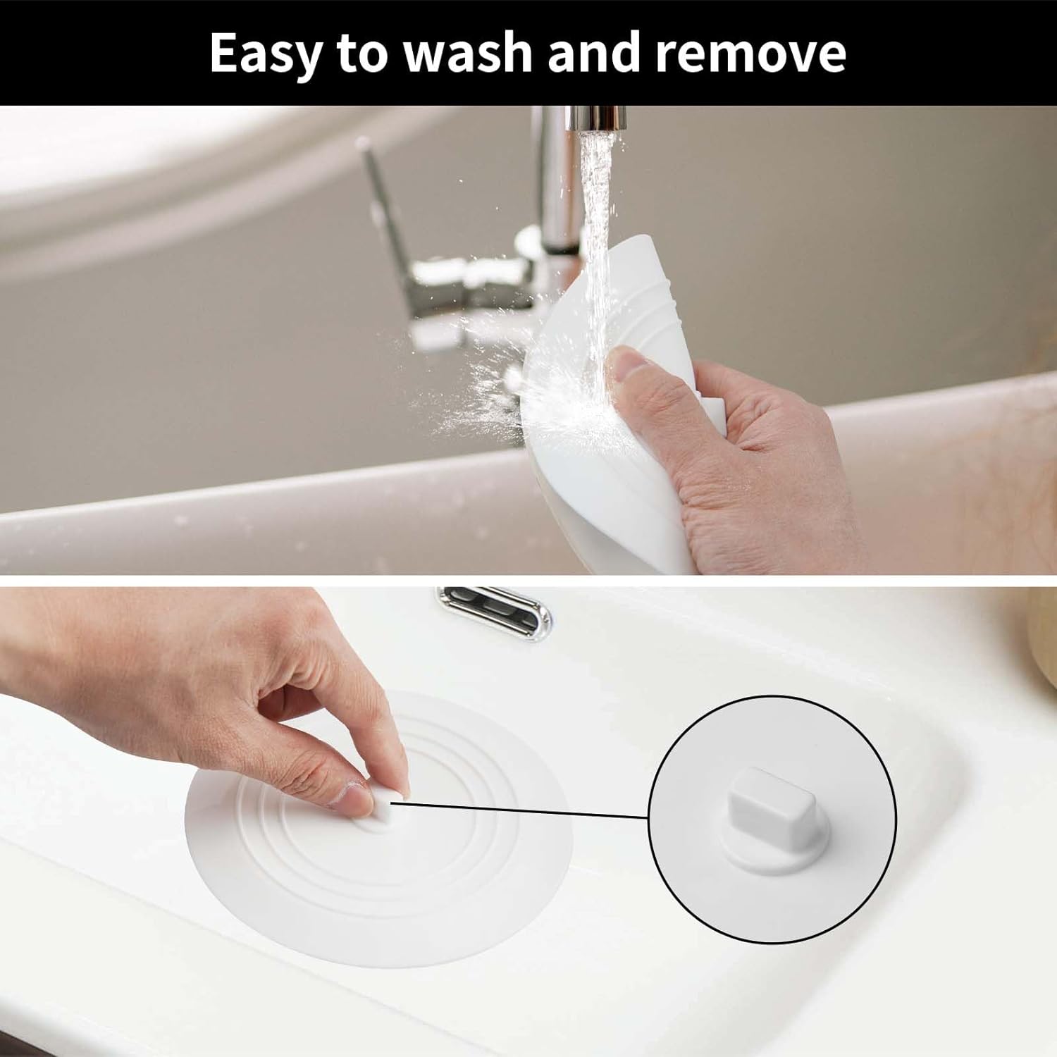Vaincre 2PCS Bathtub Drain Stopper Set