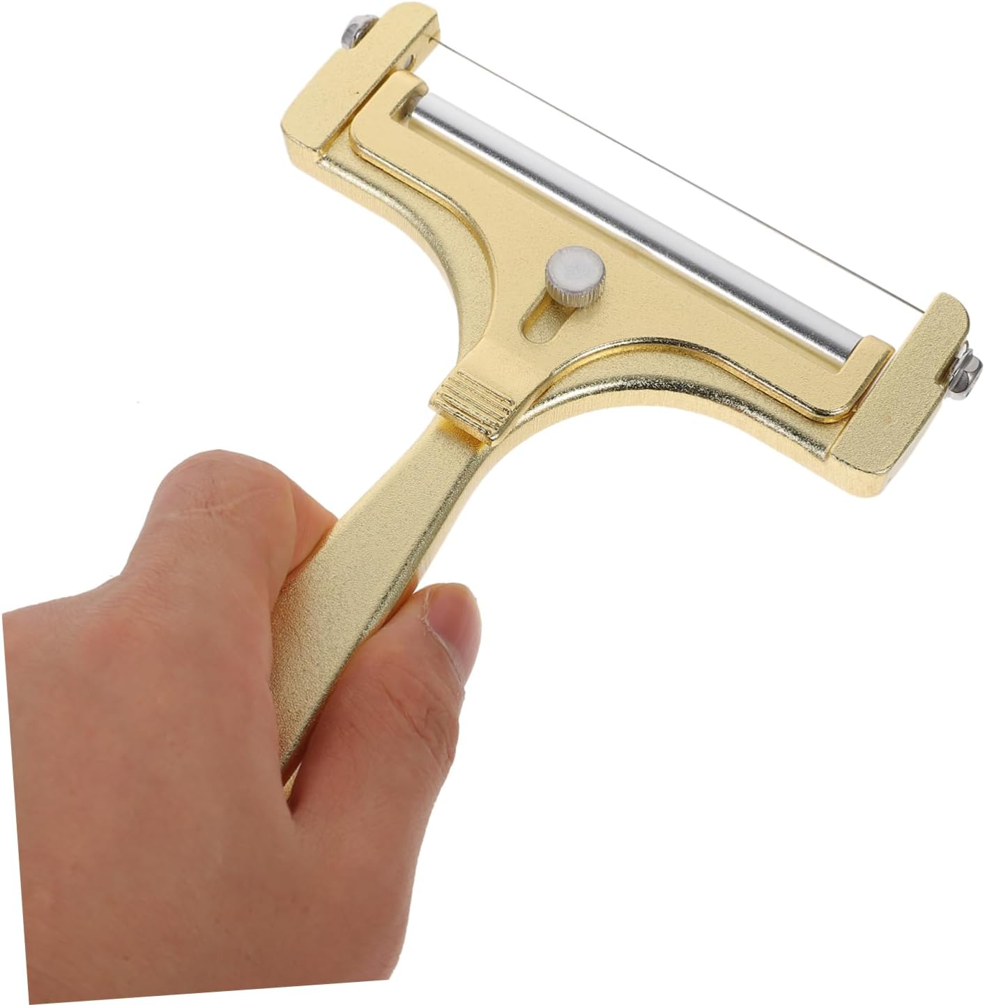 1 Set Golden Aluminum Cheese Slicer with Cutting Tools