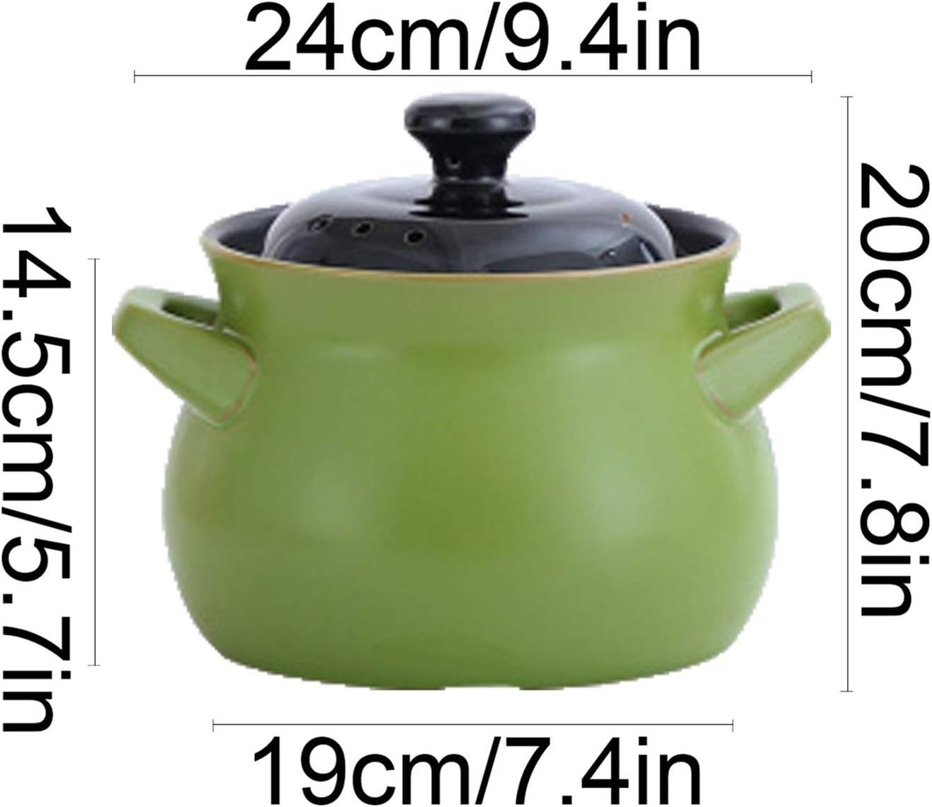 SISWIM Soup Pot Stockpot with Lid 19cm Yellow