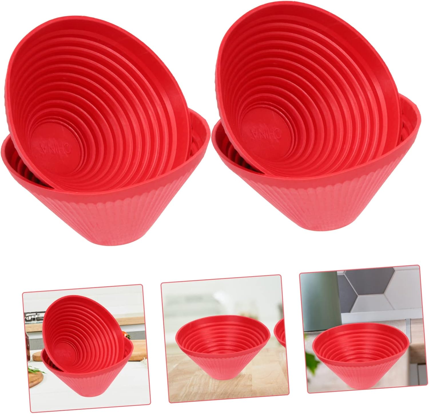 2 Sets Rubber Jar Openers with Grippers and Pads - 6pcs2 Set