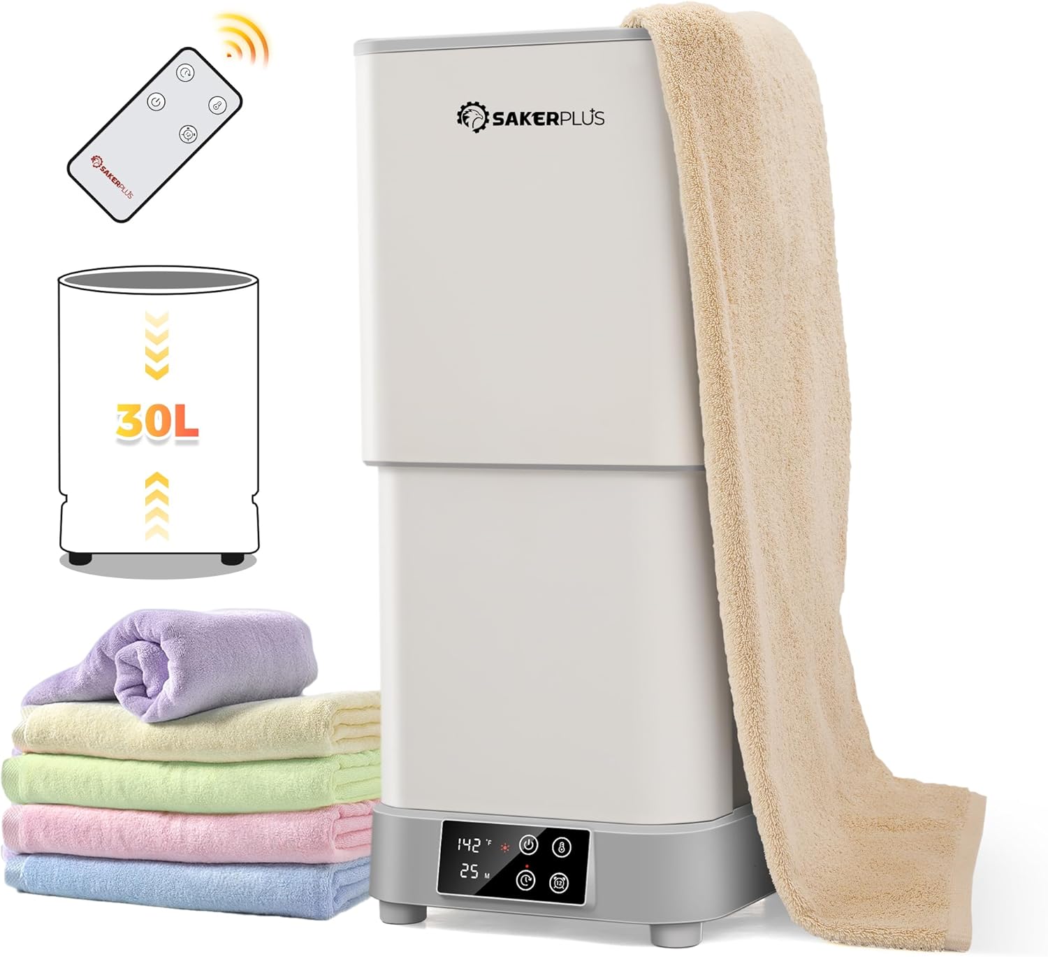 Sakerplus 30L Heated Towel Warmer Bucket