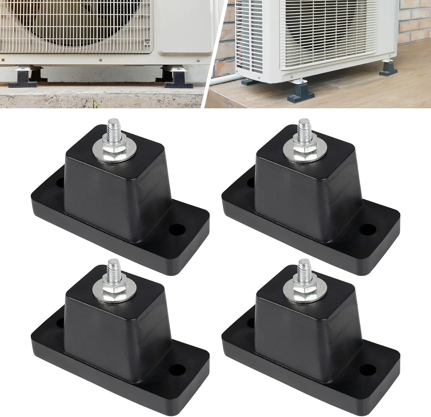 4Pack Anti Vibration Rubber Pads for Mini Split Air Conditioner