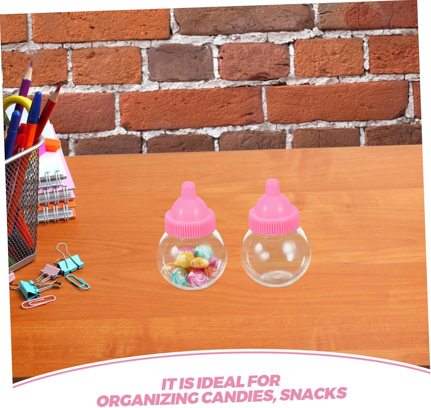 PRETYZOOM 20pcs Ball Shaped Candy Storage Box with Lid