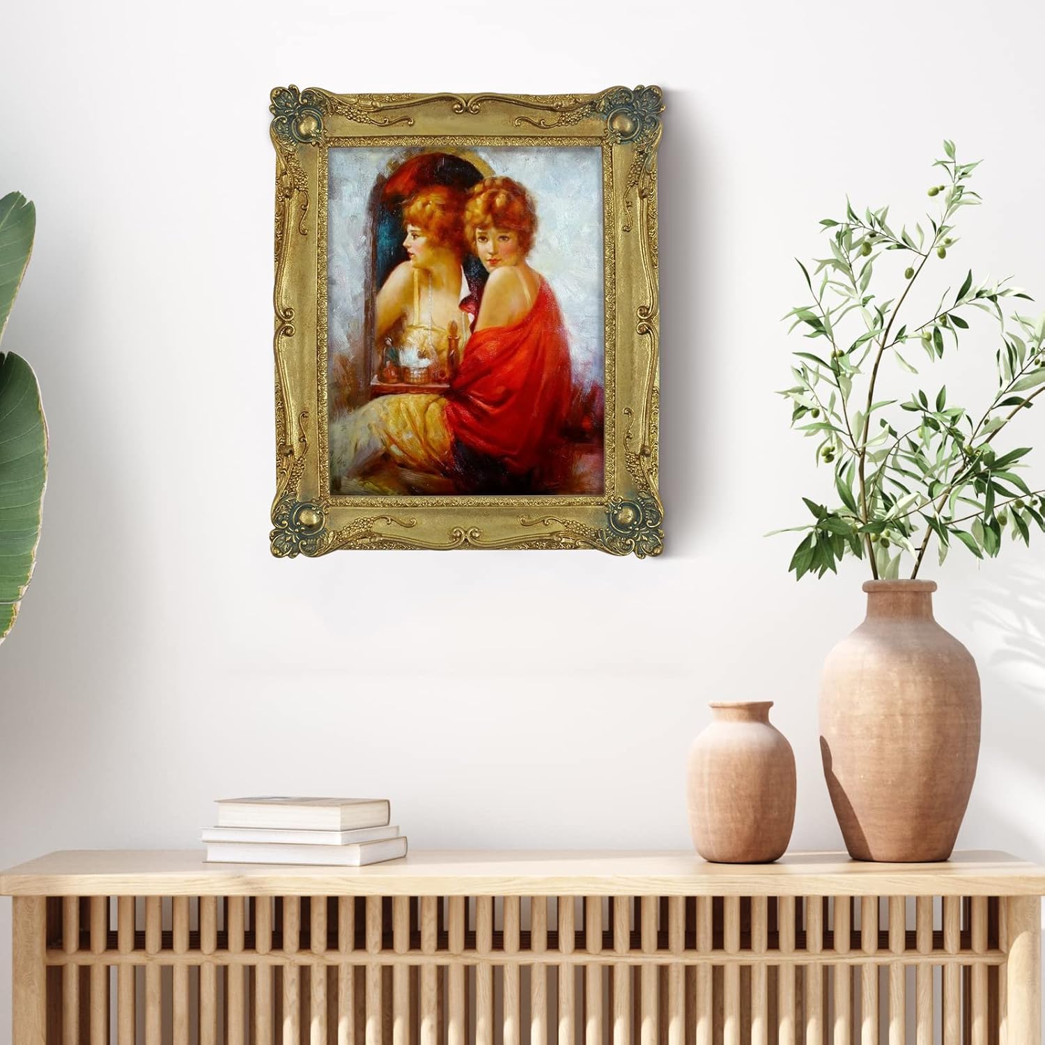 SIMONS SHOP Gold Picture Frame 8x10 Wall or Tabletop Display