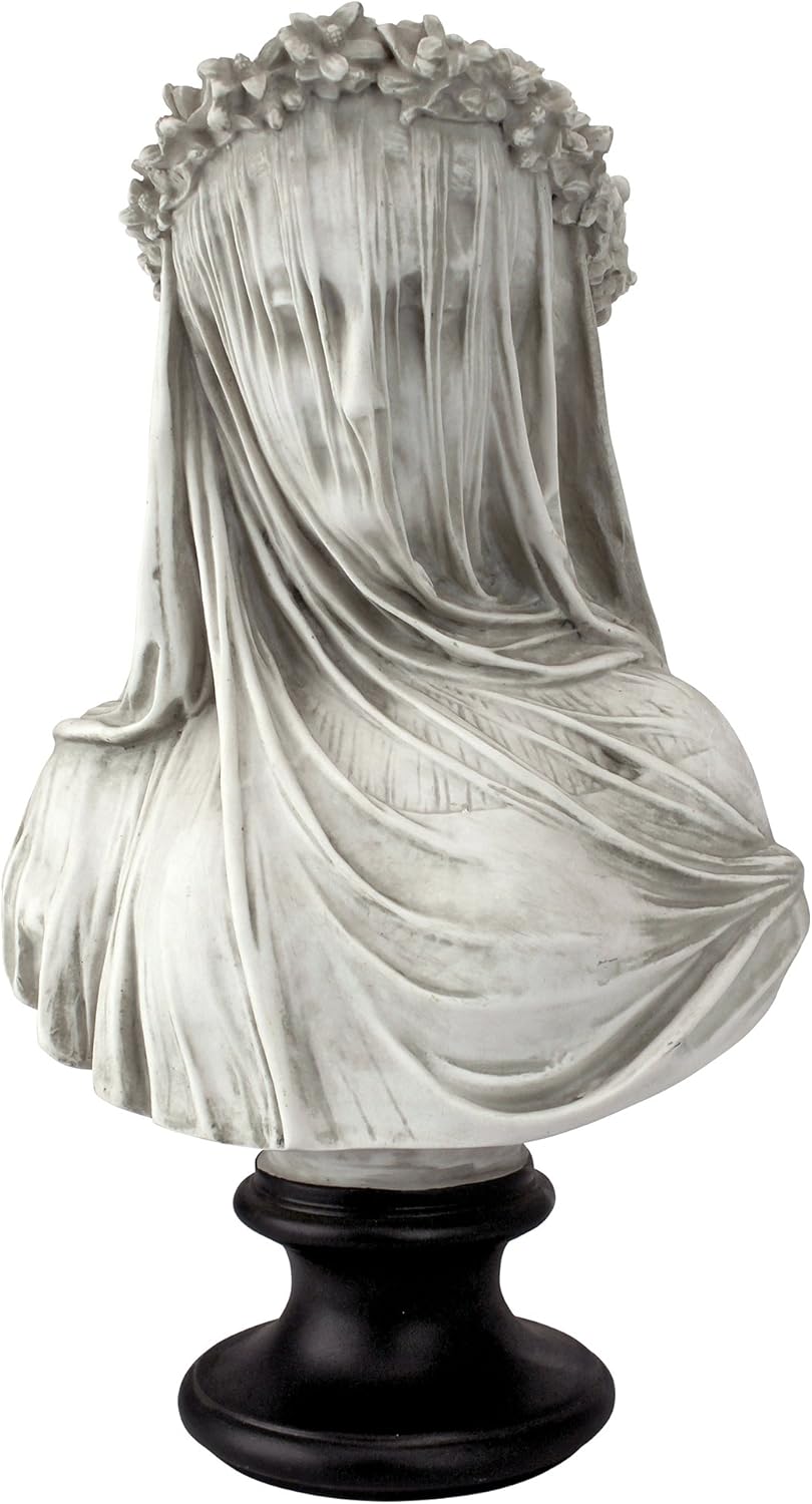 Design Toscano Veiled Maiden Indoor Statue 9x14 Inches