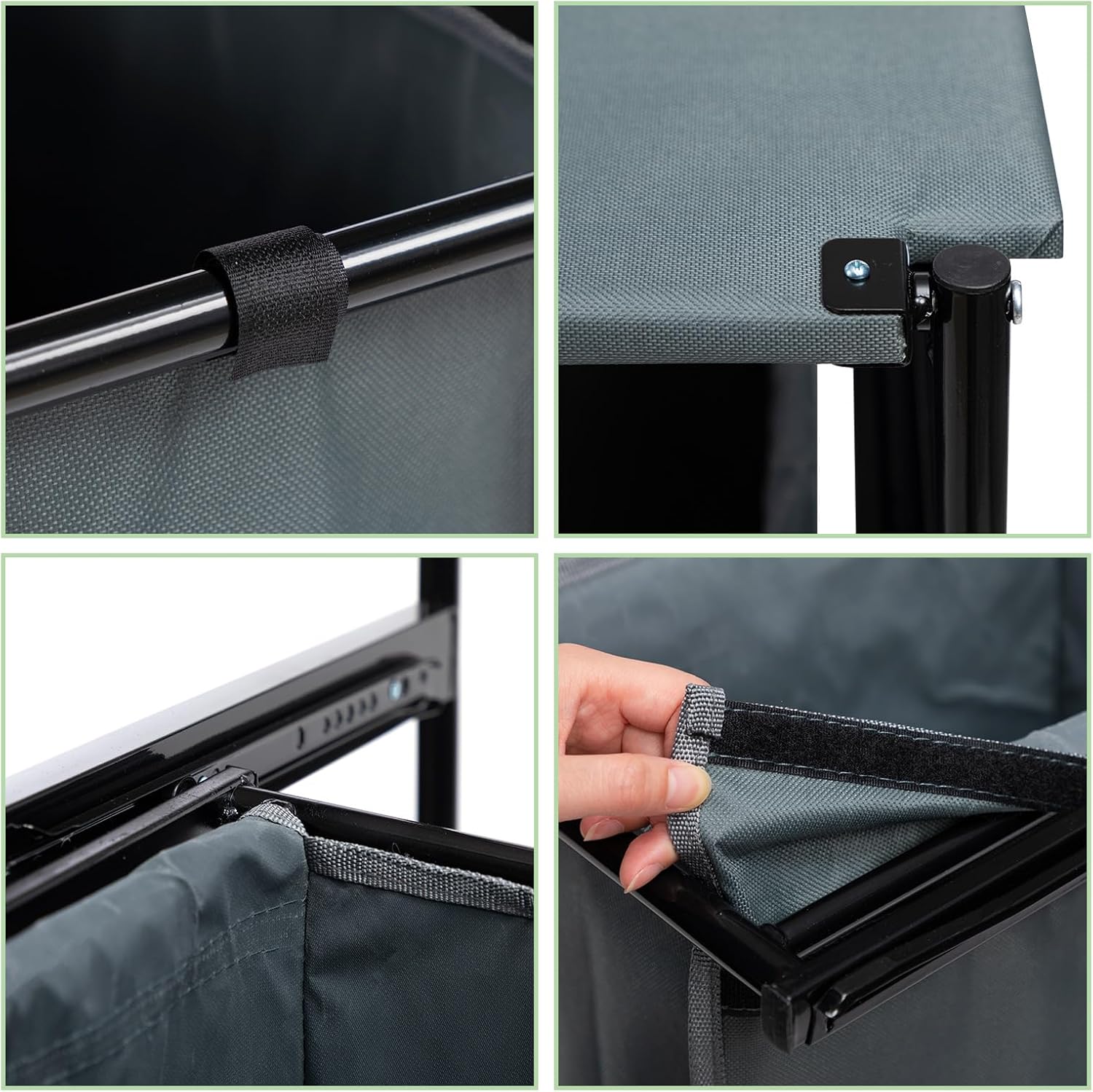 ALIMORDEN Laundry Sorter with Ironing Board and Folding Lid