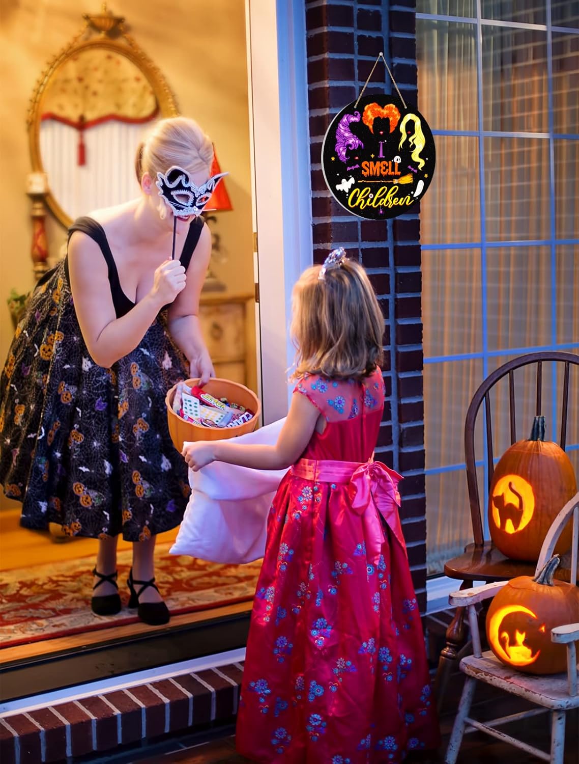 FaCraft Halloween Door Sign I Smell Children