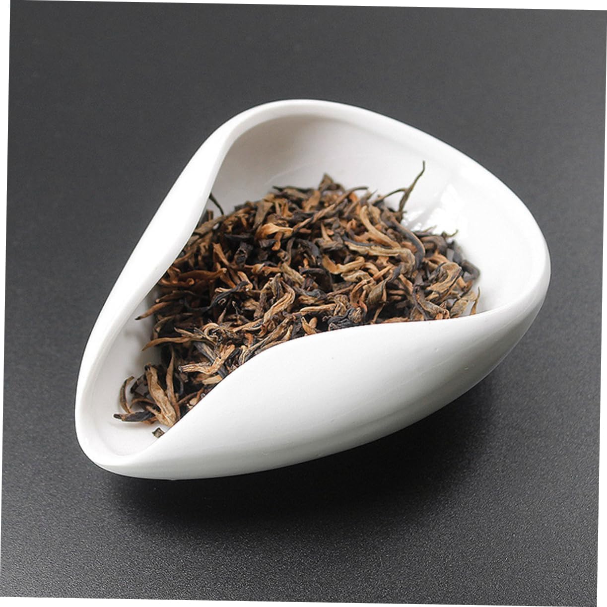 Hohopeti Tea Scoop Porcelain Vessel Set Loose Leaf Storage