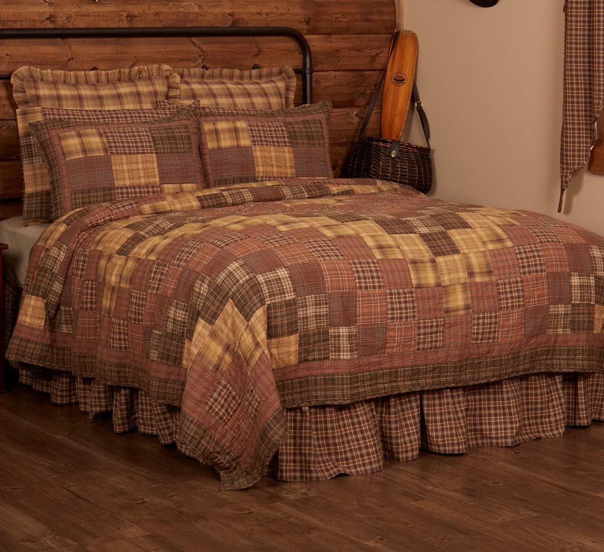 VHC Brands Prescott Patchwork King Quilt 110x97