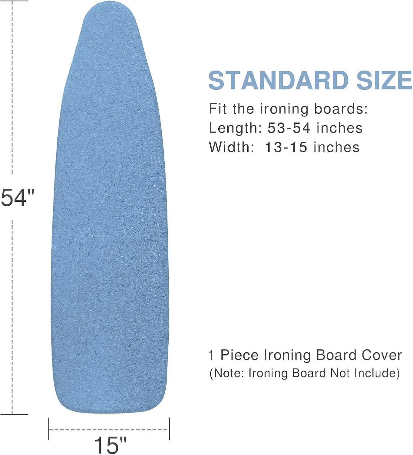 VividPaw Ironing Board Cover Pad Blue 15x54