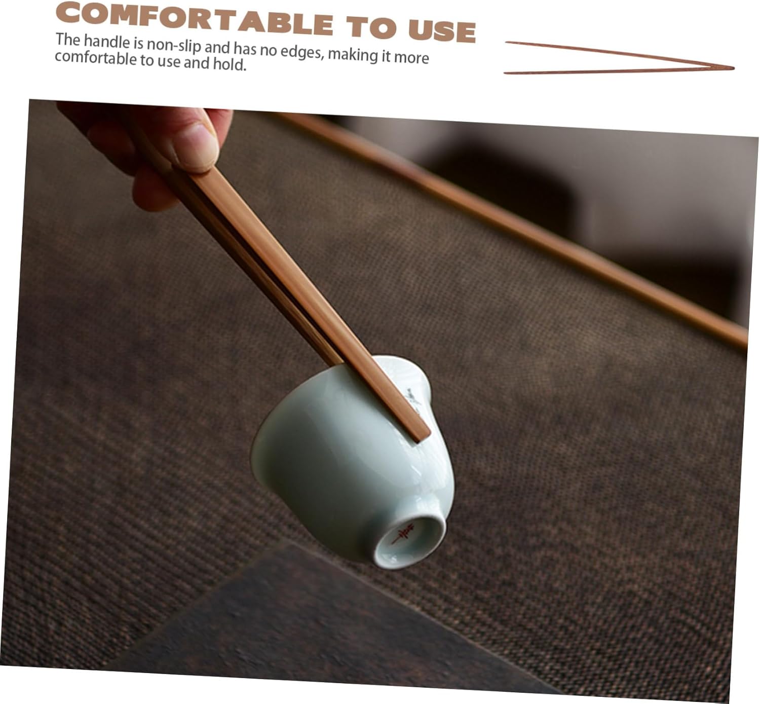 IMIKEYA Elegant Bamboo Tea Ceremony Clamp Multi-Purpose Cooking Tool