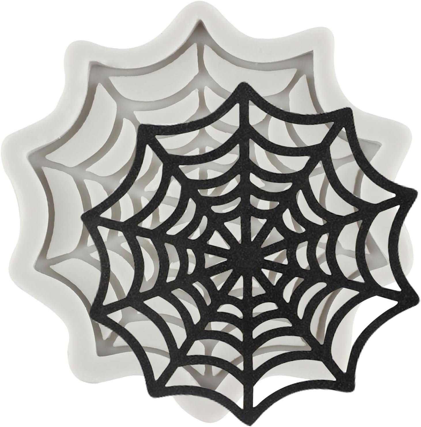 Spider Web Silicone Fondant Mold for Cake Decor