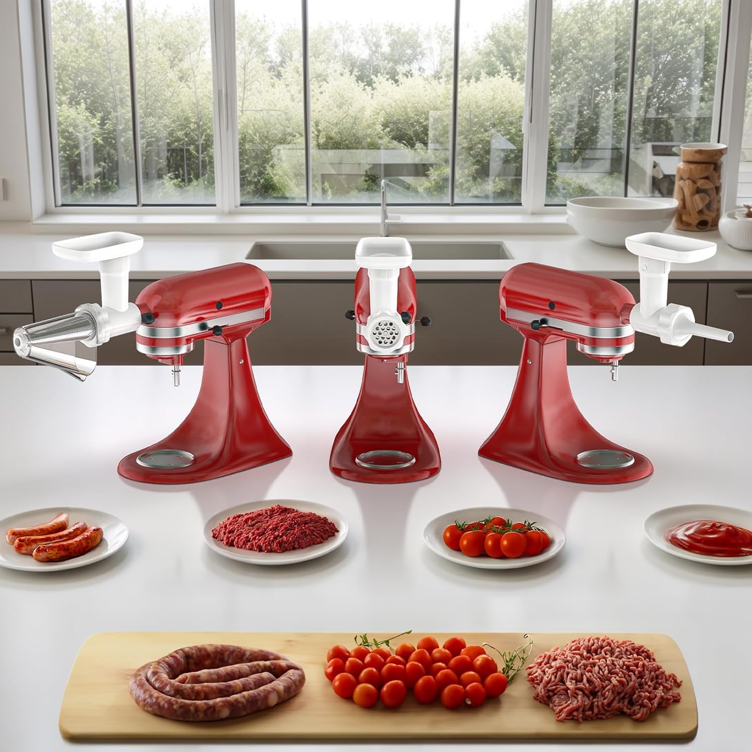 Cofun KitchenAid Meat Grinder and Strainer Set