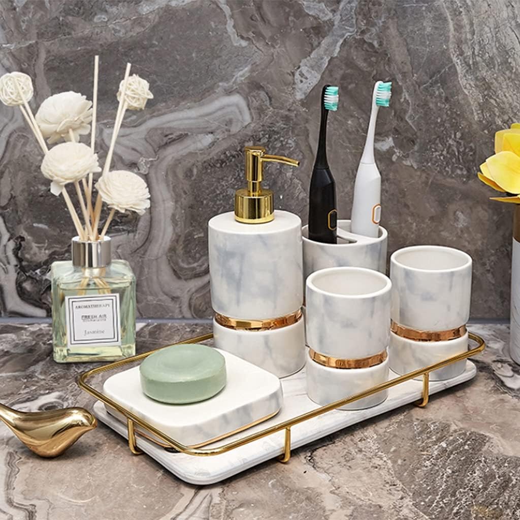 YANGU Marble Vanity Tray Set
