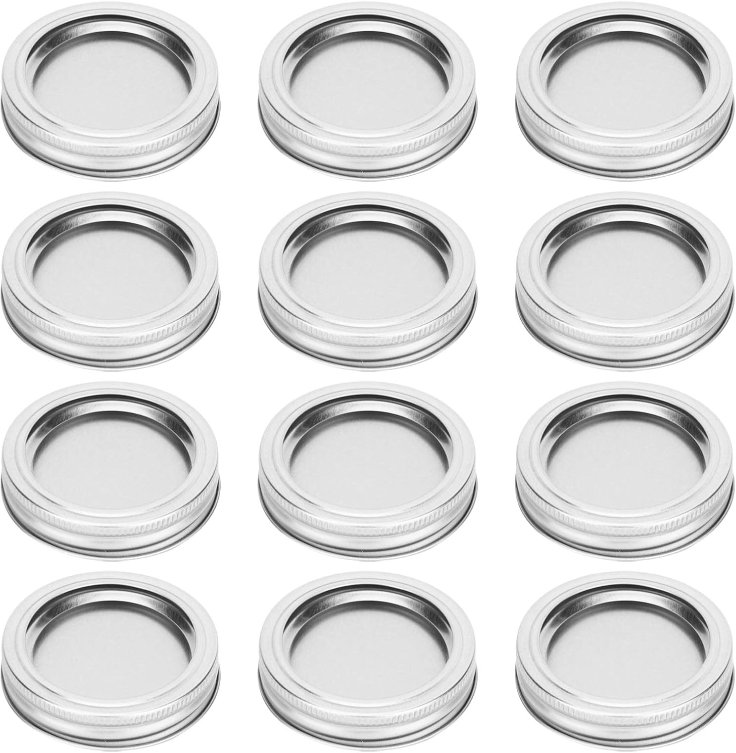 AUNMAS 12PCS Glass Jar Lid 70mm Canning Lids