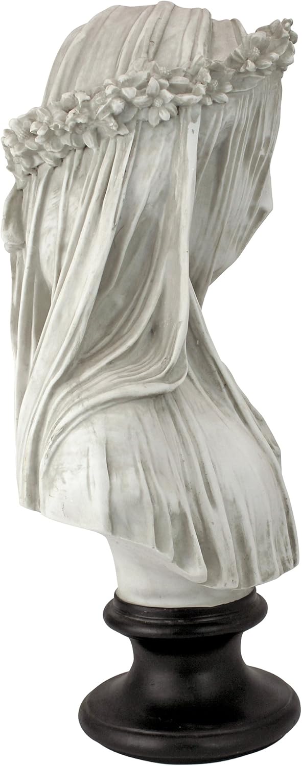 Design Toscano Veiled Maiden Indoor Statue 9x14 Inches